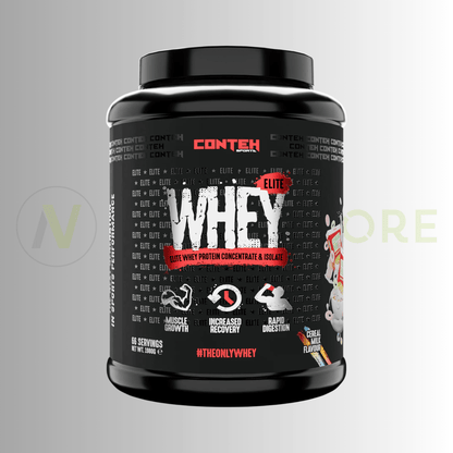 Conteh Sports Whey Elite Protein 2kg – 20g Protein | 66 Servings - Nutristore