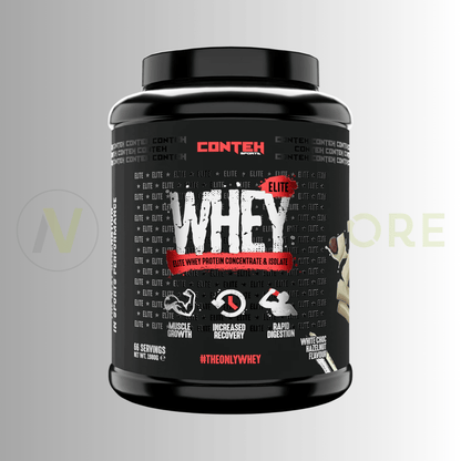 Conteh Sports Whey Elite Protein 2kg – 20g Protein | 66 Servings - Nutristore