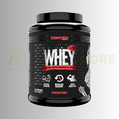Conteh Sports Whey Elite Protein 2kg – 20g Protein | 66 Servings - Nutristore