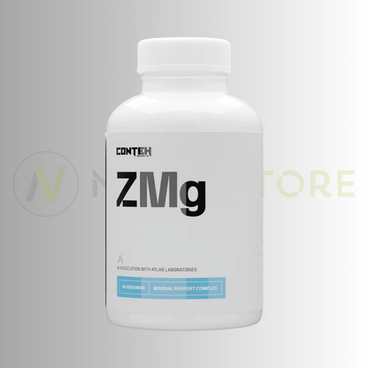 Conteh Sports ZMG Advanced ZMA Formula | Magnesium, Zinc & B6 Complex | 90 Capsules | 30 Servings - Nutristore
