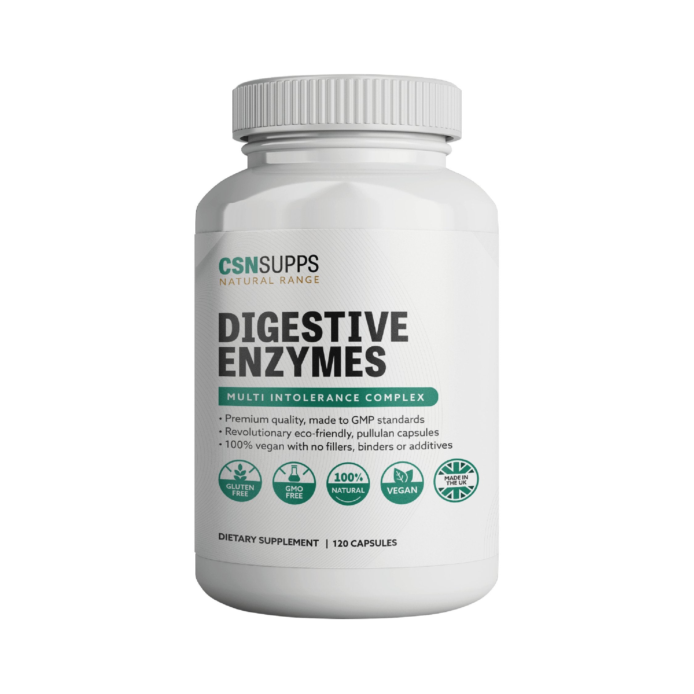 CSN Supps Digestive Enzymes 120 Caps | Full Spectrum – Nutristore