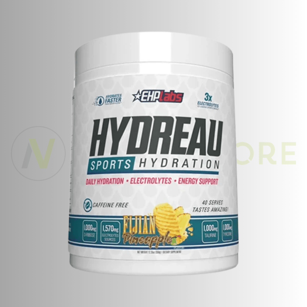 EHP Labs Hydreau | Sports Hydration & Electrolyte Powder | 299g | 40 Servings - Nutristore