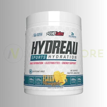 EHP Labs Hydreau | Sports Hydration & Electrolyte Powder | 299g | 40 Servings - Nutristore