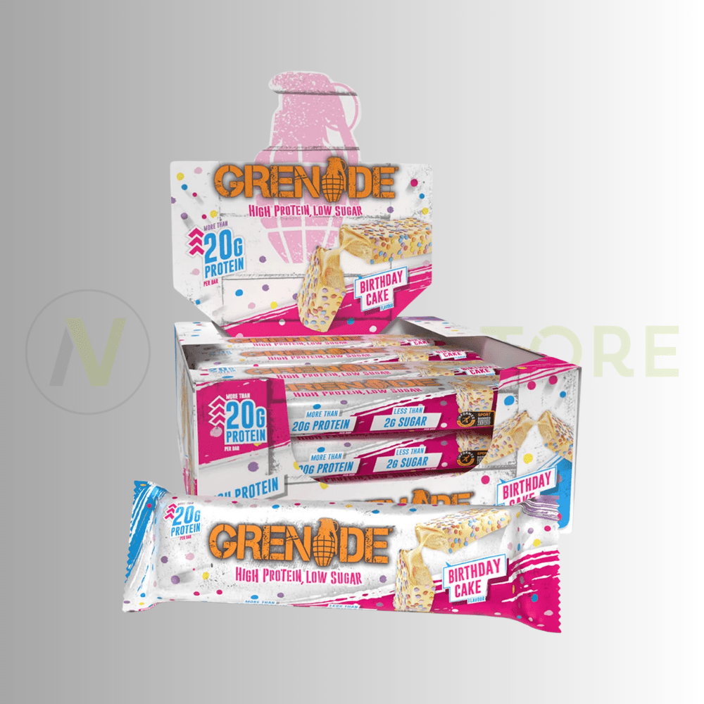 Grenade Protein Bars | High Protein, Low Sugar Snack Bars | 12 x 60g Bars - Nutristore