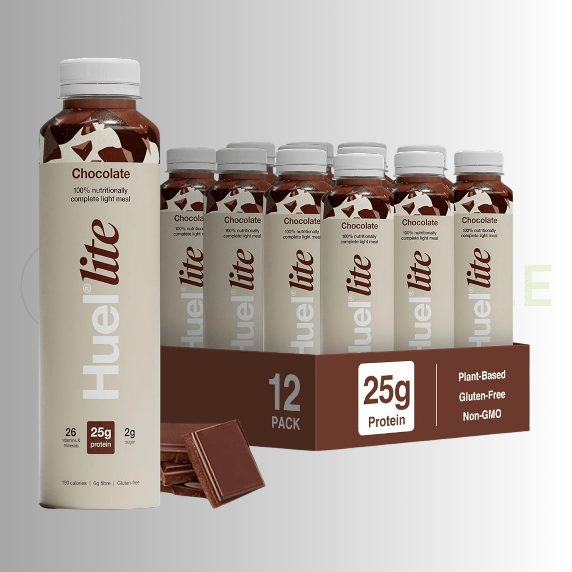 Huel Lite Ready - to - Drink | Low - Calorie High - Protein Meal Replacement | 8 x 500ml Bottles - Nutristore