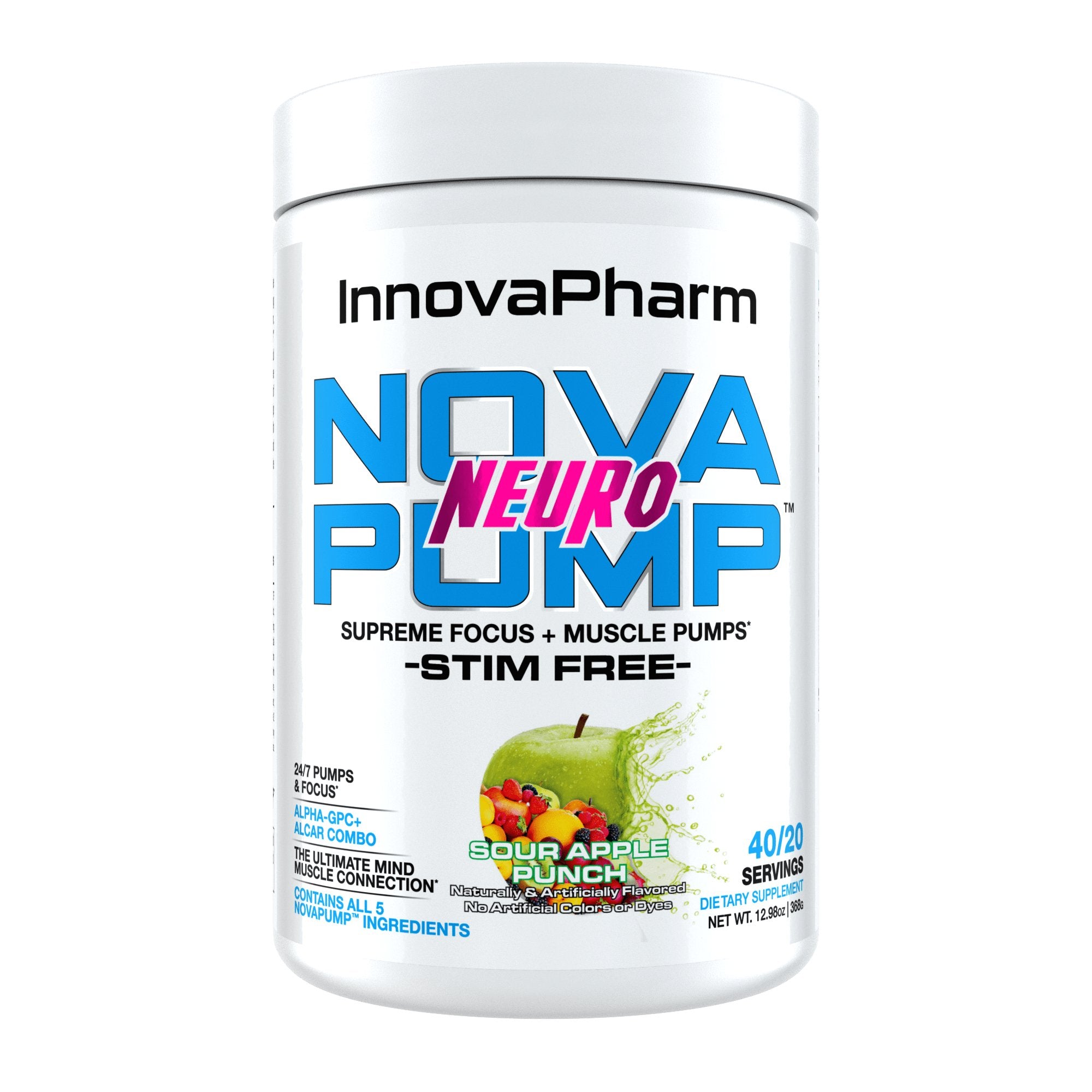 InnovaPharm NovaPump Neuro 368g - Nutristore