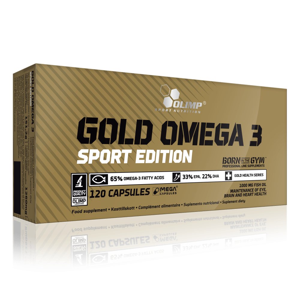 Olimp Sport Nutrition Gold Omenga 3 Sport Edition 120 Caps - Nutristore