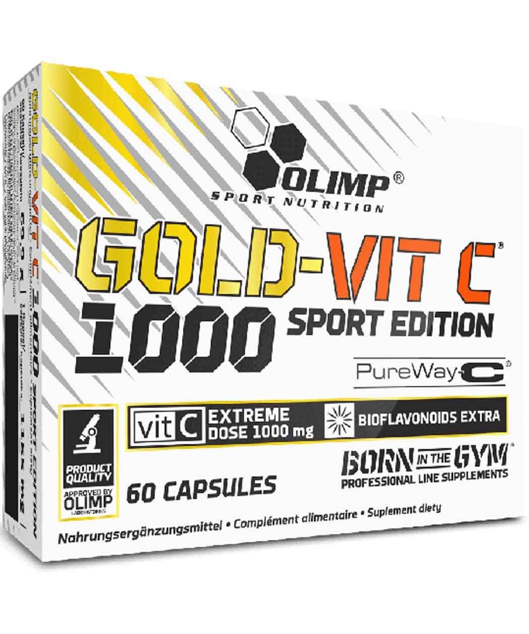 Olimp Sport Nutrition Gold - Vit C Sport Edition 60 Caps - Nutristore