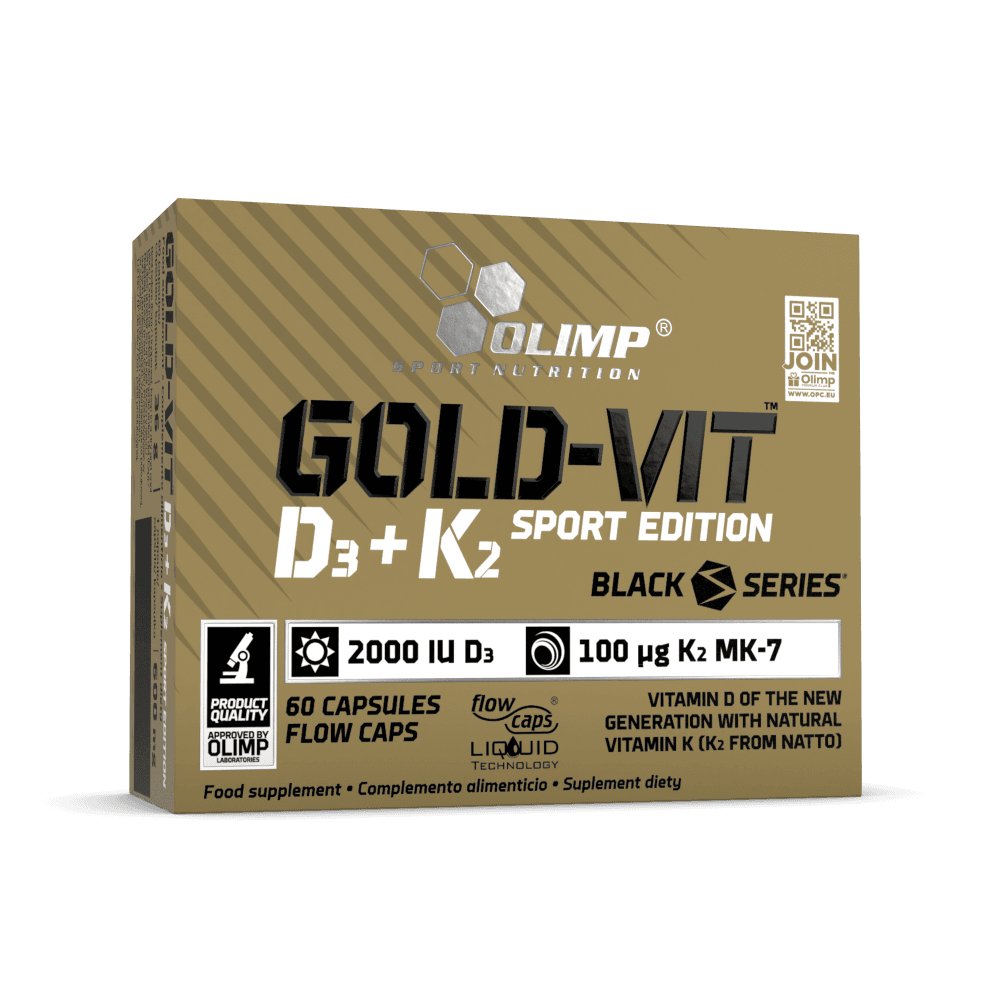 Olimp Sport Nutrition Gold Vit D3 + K2 Sport Edition 60 Caps - Nutristore