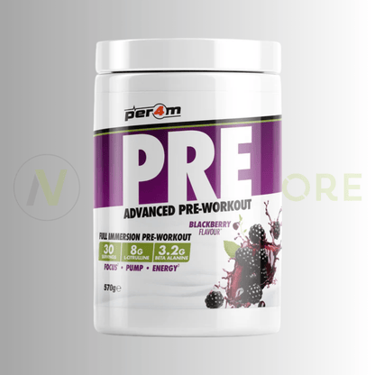 PER4M Advanced Pre-Workout Stim Formula 570g – 300mg Caffeine | 8g Citrulline | 3.2g Beta-Alanine - Nutristore