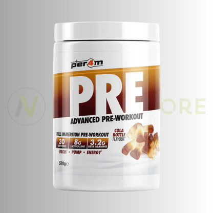 PER4M Advanced Pre-Workout Stim Formula 570g – 300mg Caffeine | 8g Citrulline | 3.2g Beta-Alanine - Nutristore