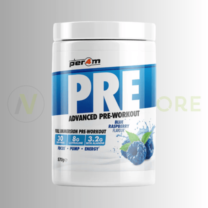 PER4M Advanced Pre-Workout Stim Formula 570g – 300mg Caffeine | 8g Citrulline | 3.2g Beta-Alanine - Nutristore