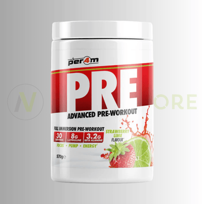 PER4M Advanced Pre-Workout Stim Formula 570g – 300mg Caffeine | 8g Citrulline | 3.2g Beta-Alanine - Nutristore