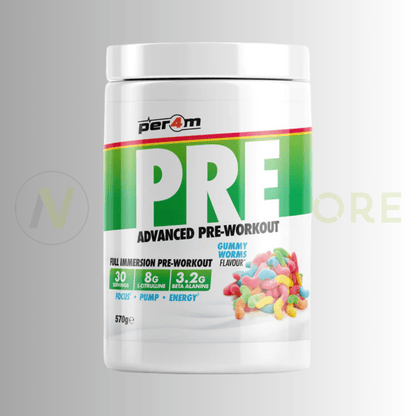 PER4M Advanced Pre-Workout Stim Formula 570g – 300mg Caffeine | 8g Citrulline | 3.2g Beta-Alanine - Nutristore
