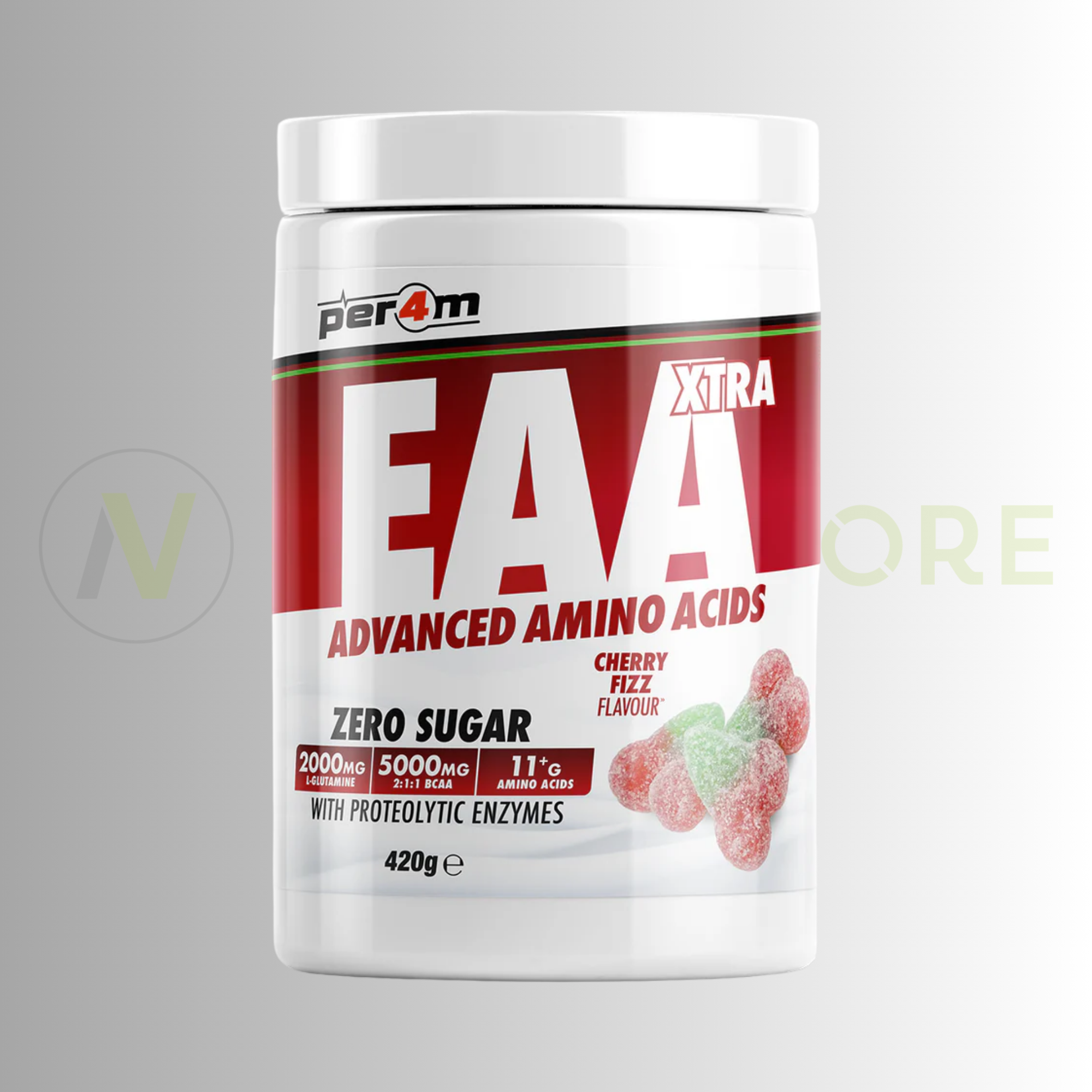 PER4M EAA Xtra Advanced Amino Acids | Full Spectrum EAA/BCAA | 420g | 30 Servings