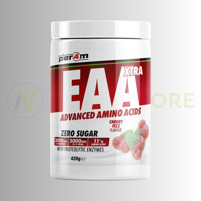 PER4M EAA Xtra Advanced Amino Acids | Full Spectrum EAA/BCAA | 420g | 30 Servings
