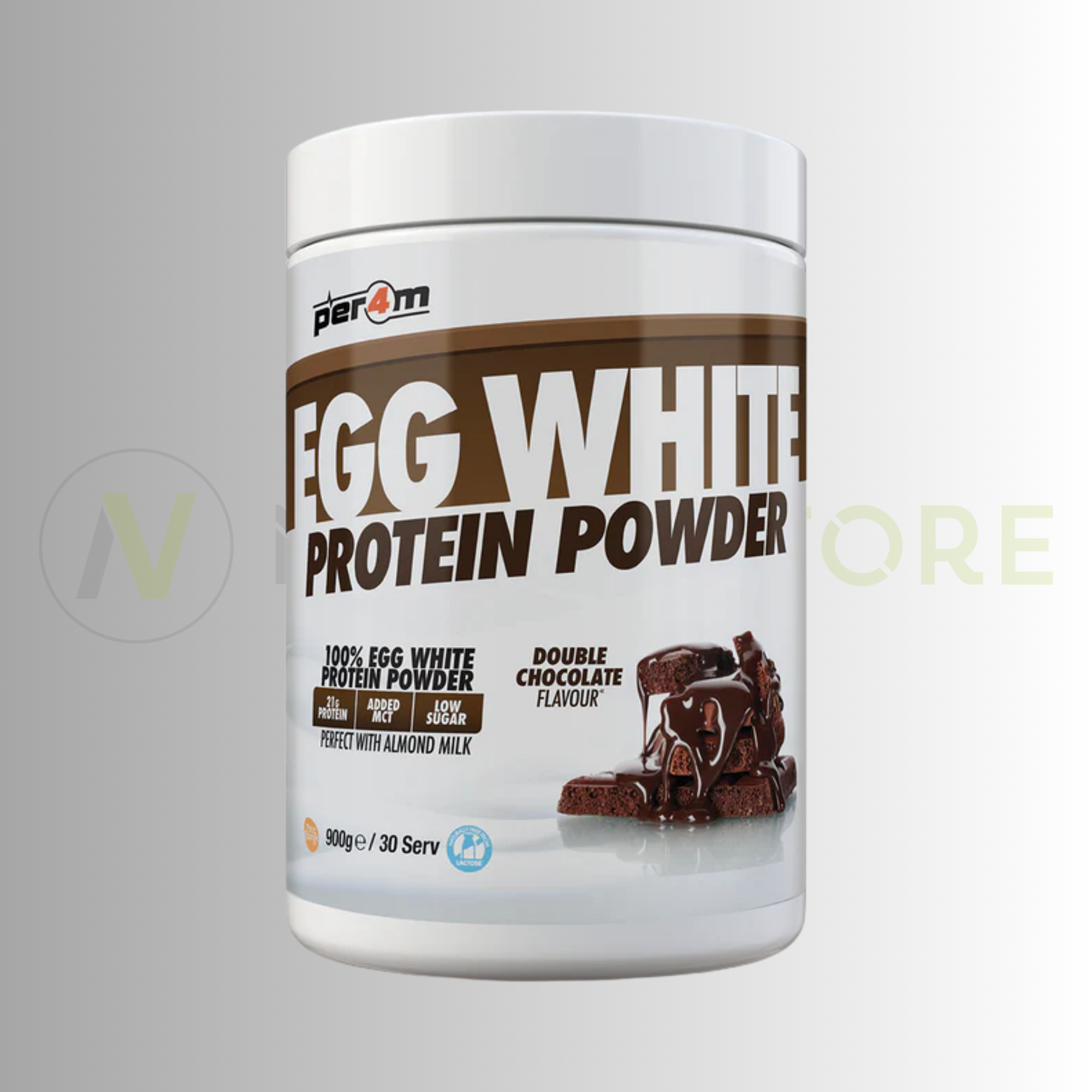 PER4M Egg White Protein Powder 900g – 21g Dairy-Free Protein | Naturally Lactose Free