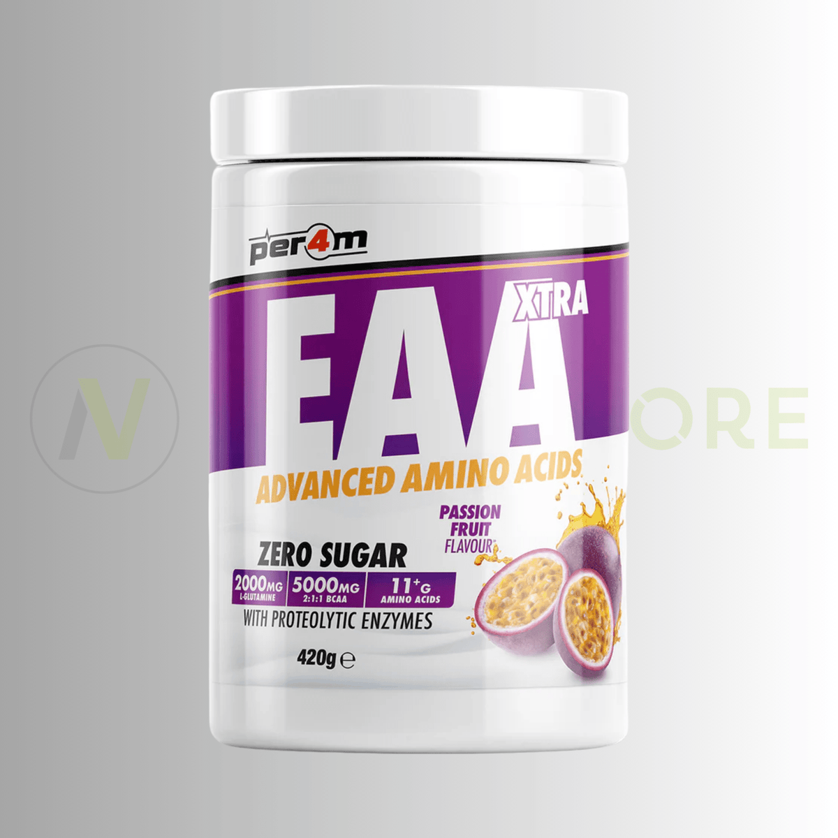 PER4M EAA Xtra Advanced Amino Acids | Full Spectrum EAA/BCAA | 420g | 30 Servings - Nutristore