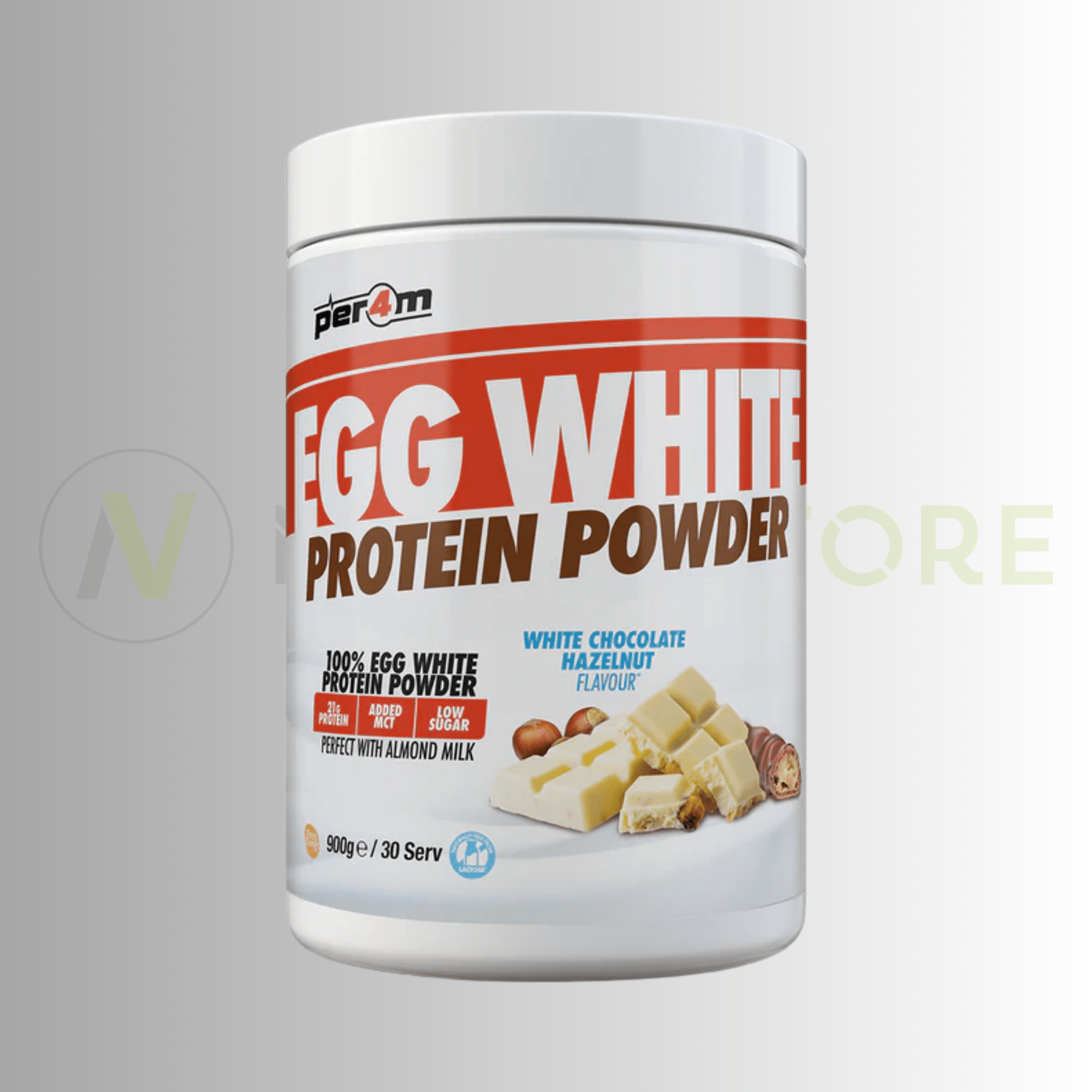PER4M Egg White Protein Powder 900g – 21g Dairy-Free Protein | Naturally Lactose Free - Nutristore