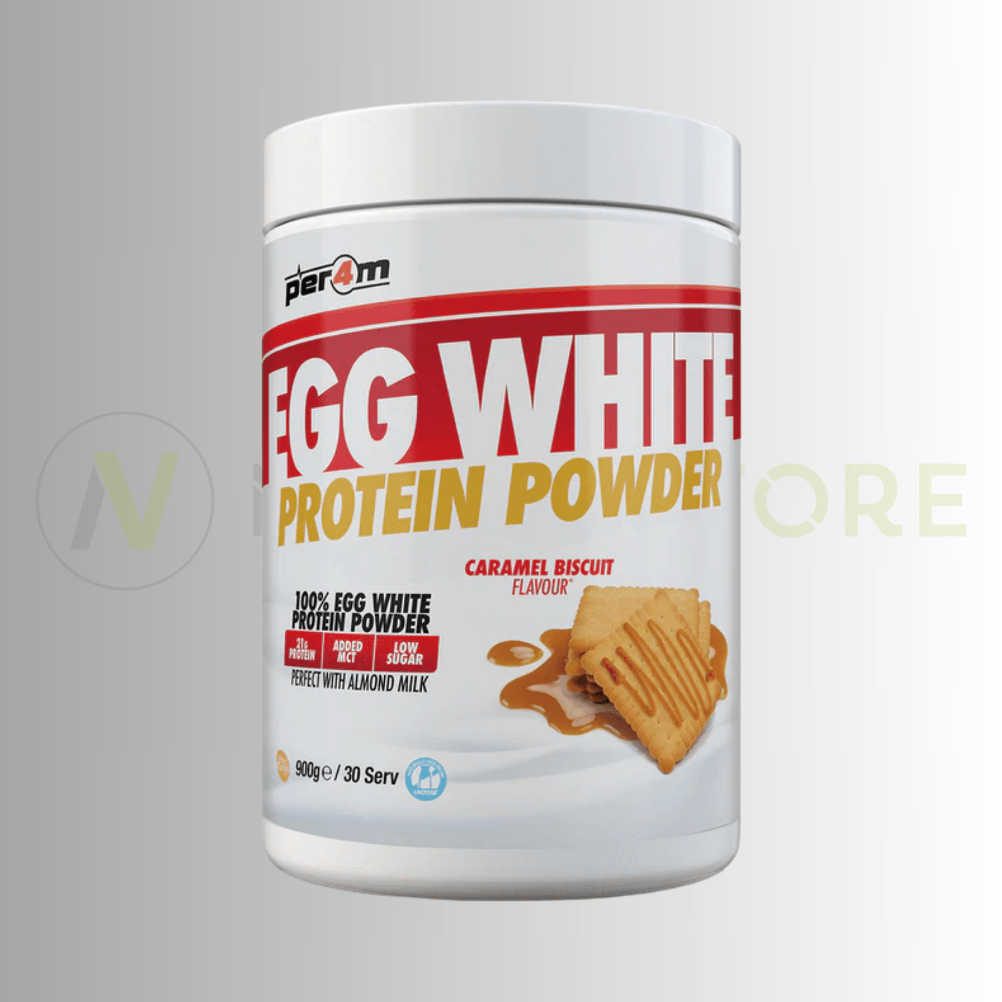 PER4M Egg White Protein Powder 900g – 21g Dairy-Free Protein | Naturally Lactose Free - Nutristore
