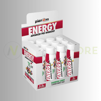 PER4M Energy Advanced Pre-Workout Shot 12 x 100ml – 350mg Caffeine | Beta-Alanine & Glycerol - Nutristore