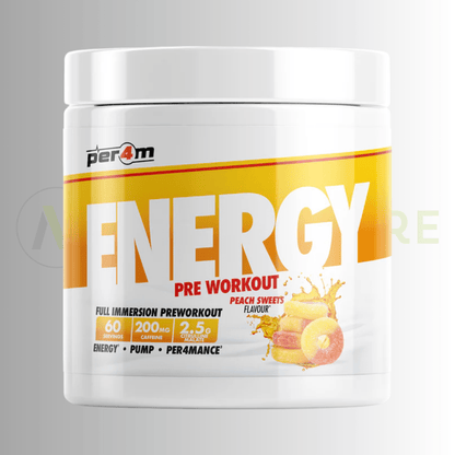 PER4M Energy Pre Workout | Daily Energy, Focus & Endurance Formula | 390g - Nutristore