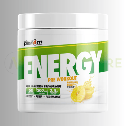 PER4M Energy Pre Workout | Daily Energy, Focus & Endurance Formula | 390g - Nutristore