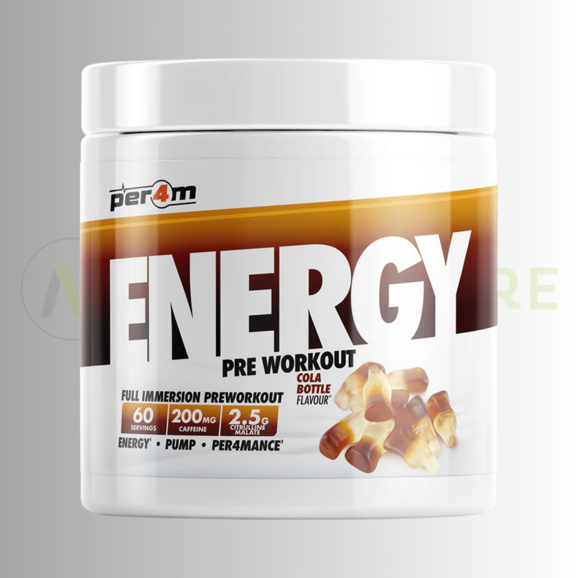 PER4M Energy Pre Workout | Daily Energy, Focus & Endurance Formula | 390g - Nutristore