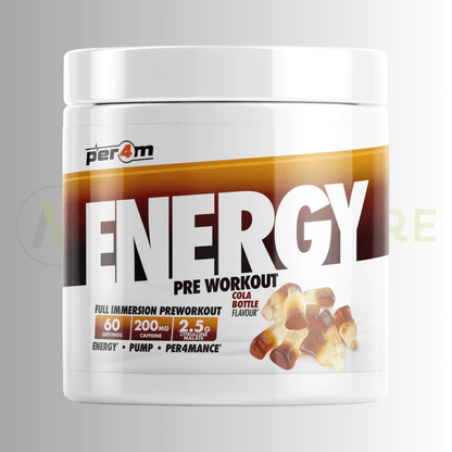 PER4M Energy Pre Workout | Daily Energy, Focus & Endurance Formula | 390g - Nutristore