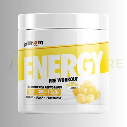 PER4M Energy Pre Workout | Daily Energy, Focus & Endurance Formula | 390g - Nutristore