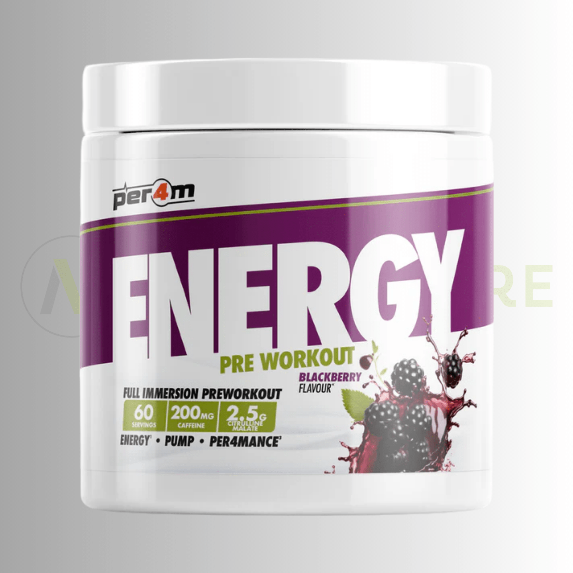 PER4M Energy Pre Workout | Daily Energy, Focus & Endurance Formula | 390g - Nutristore
