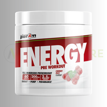PER4M Energy Pre Workout | Daily Energy, Focus & Endurance Formula | 390g - Nutristore