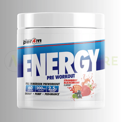PER4M Energy Pre Workout | Daily Energy, Focus & Endurance Formula | 390g - Nutristore