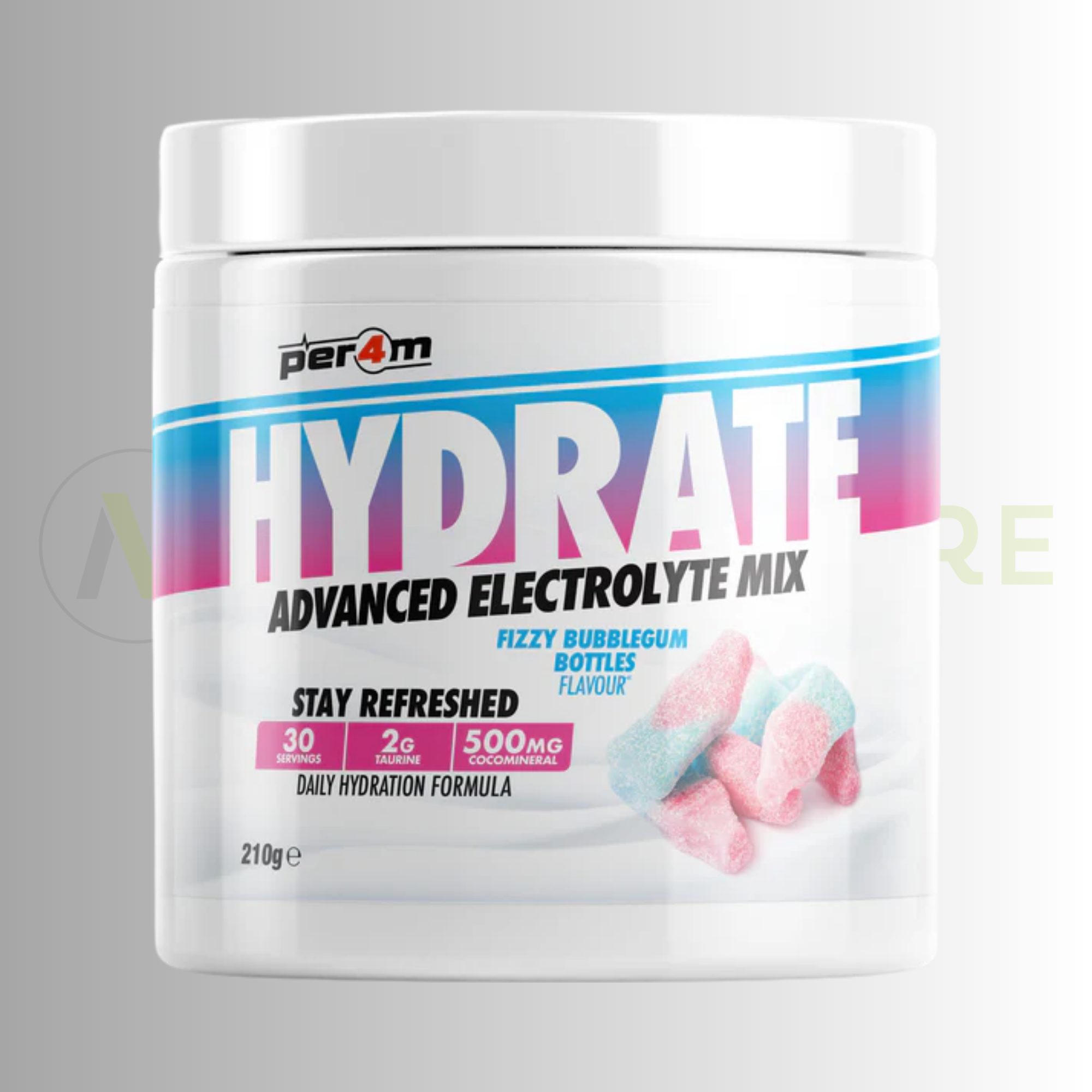 PER4M Hydrate Advanced Electrolyte Mix 210g – Taurine, Electrolytes & Coconut Water Extract