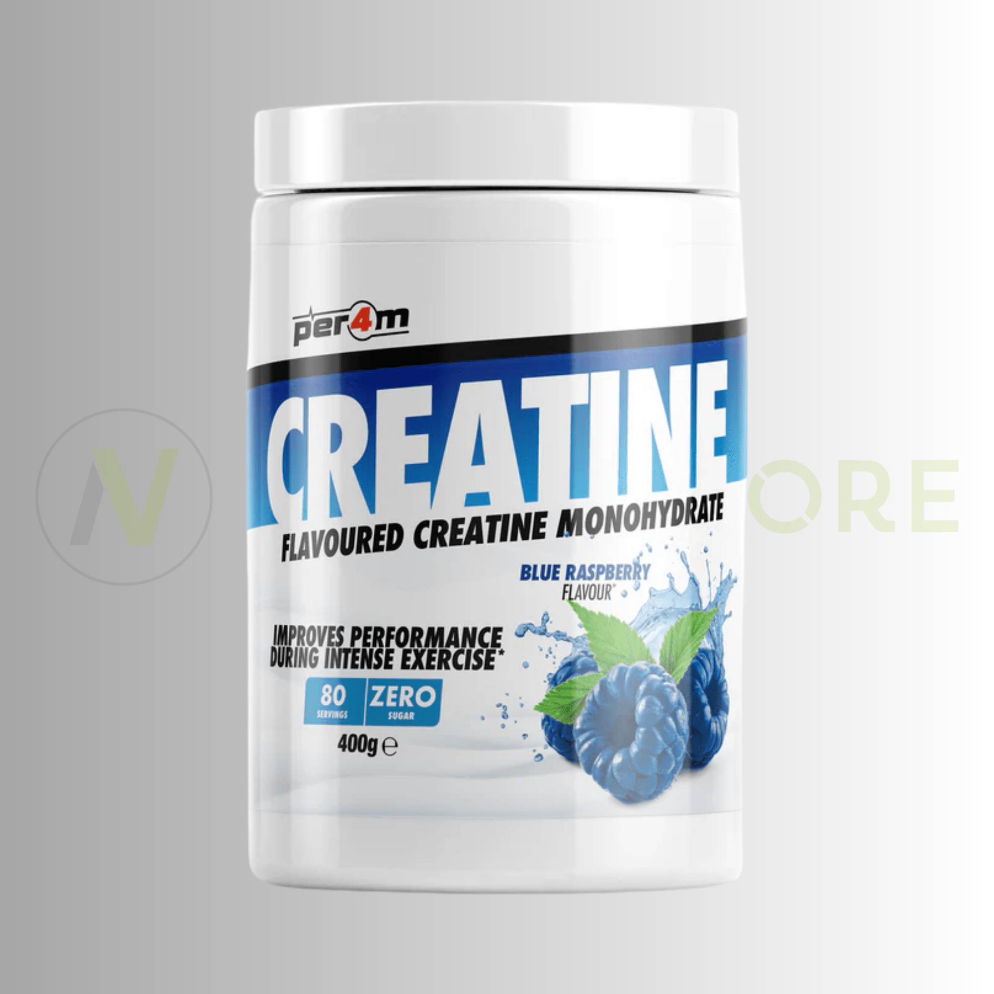 PER4M Flavoured Creatine Monohydrate 400g – 4.25g Micronised Creatine | 80 Servings - Nutristore
