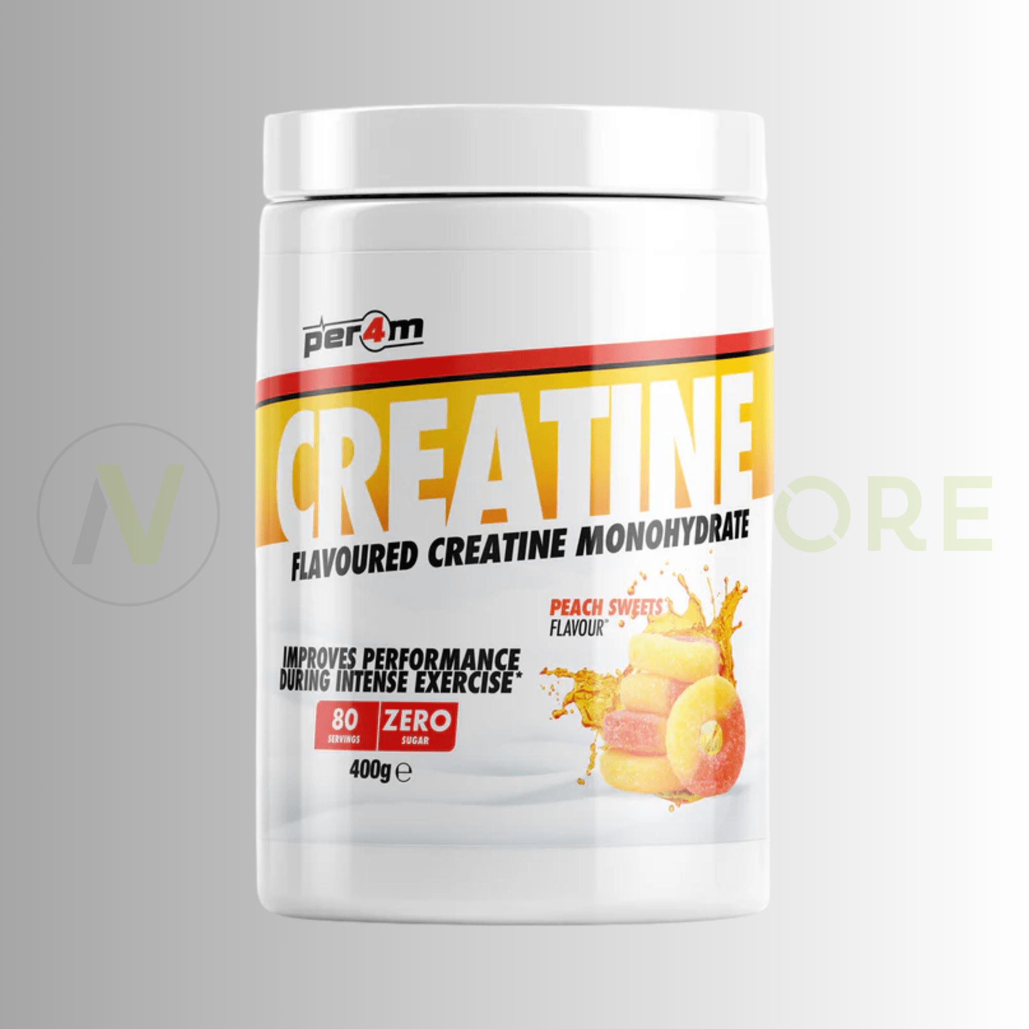 PER4M Flavoured Creatine Monohydrate 400g – 4.25g Micronised Creatine | 80 Servings - Nutristore