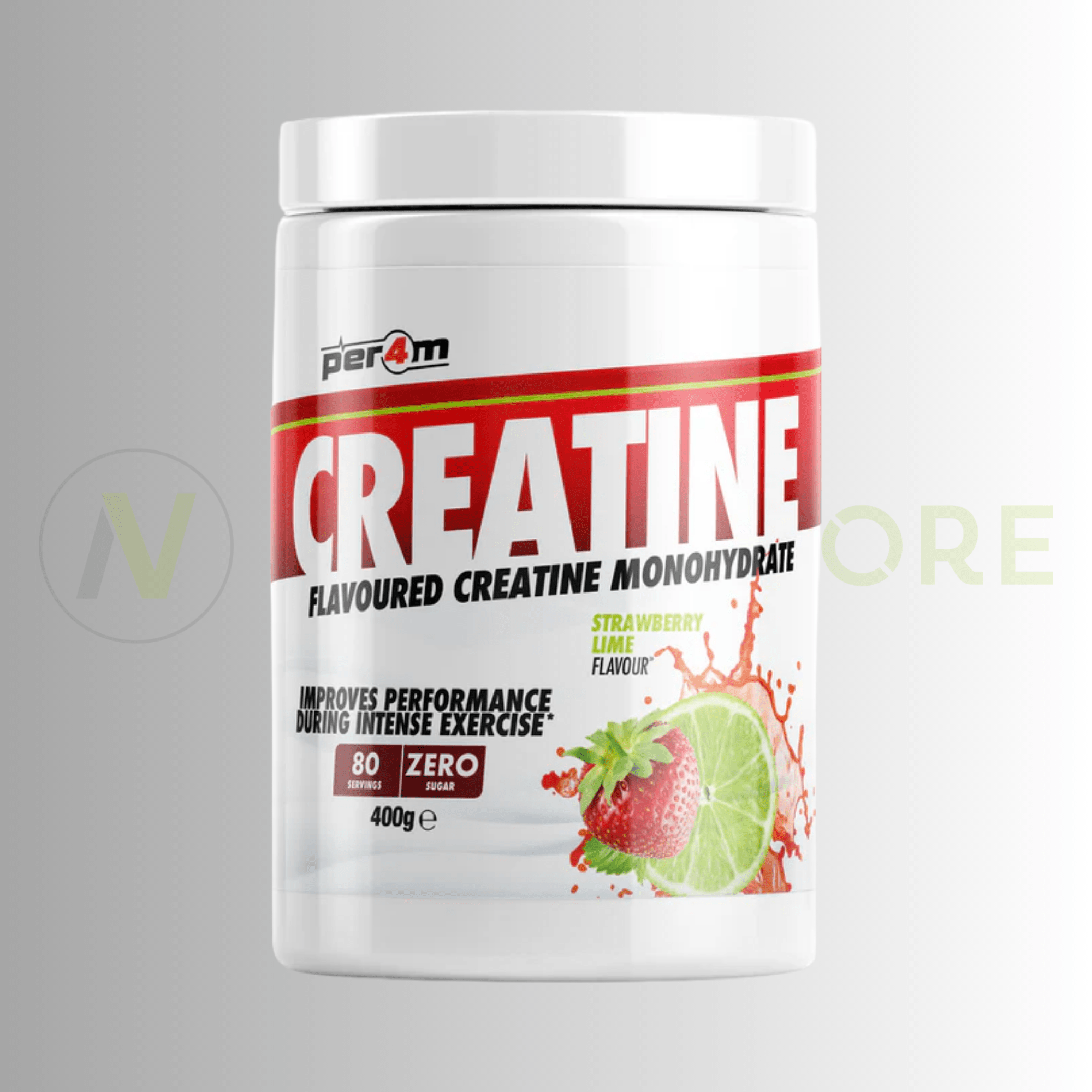 PER4M Flavoured Creatine Monohydrate 400g – 4.25g Micronised Creatine | 80 Servings - Nutristore