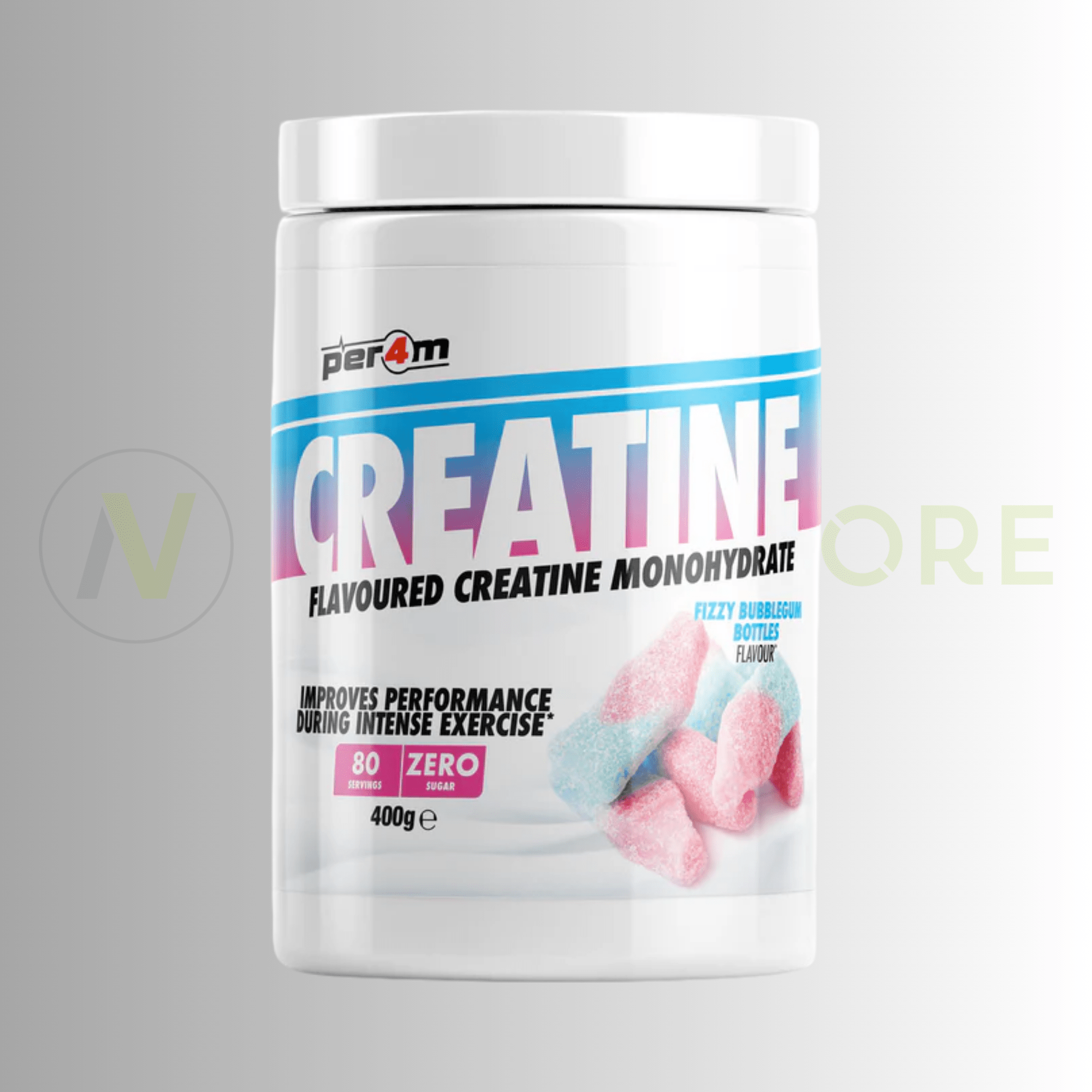 PER4M Flavoured Creatine Monohydrate 400g – 4.25g Micronised Creatine | 80 Servings - Nutristore