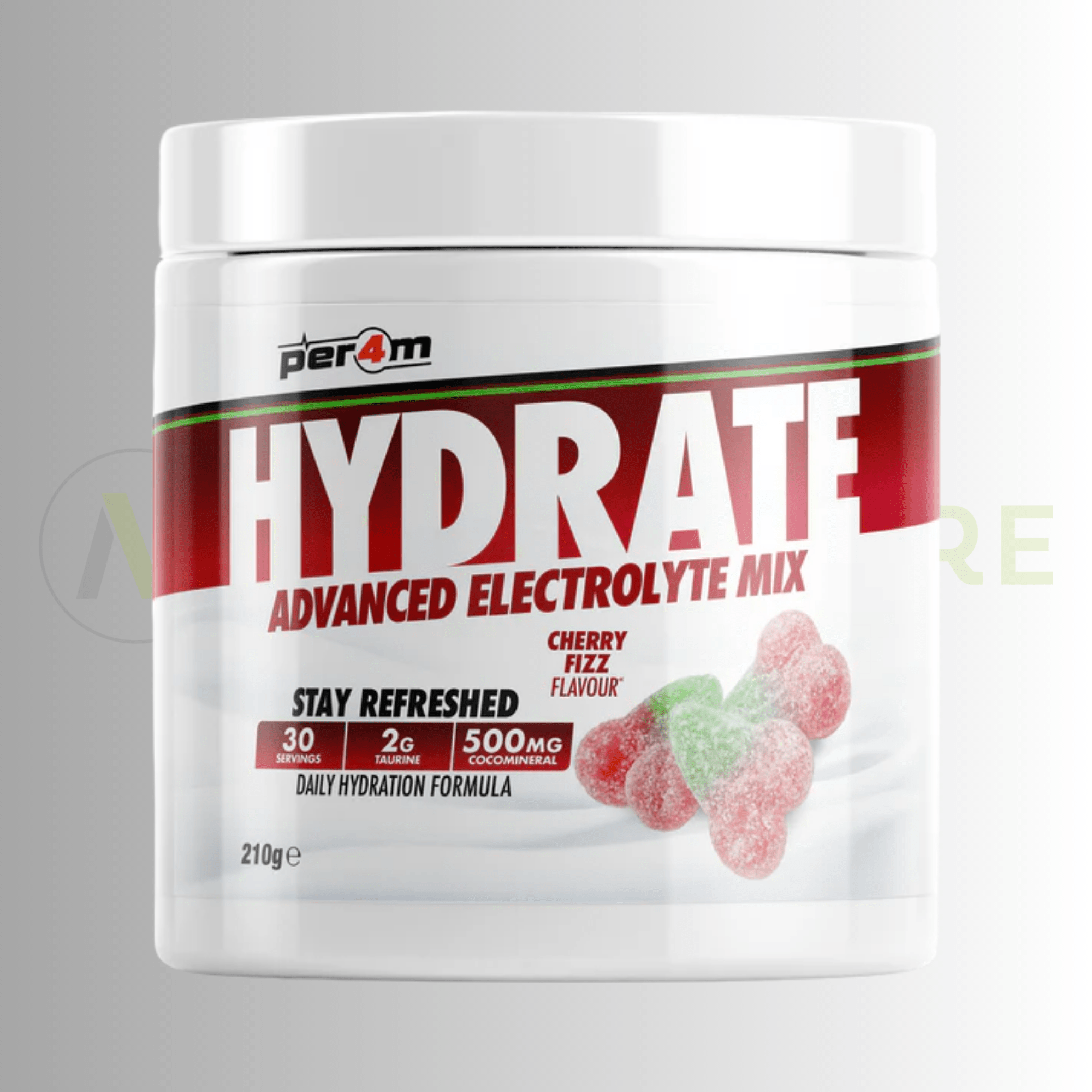 PER4M Hydrate Advanced Electrolyte Mix 210g – Taurine, Electrolytes & Coconut Water Extract - Nutristore
