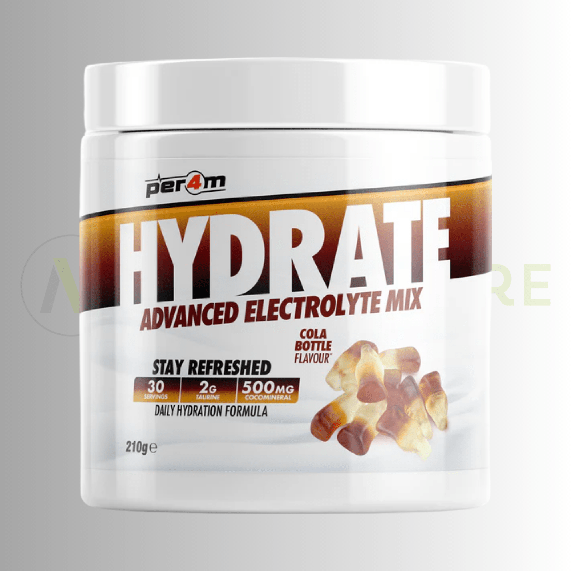 PER4M Hydrate Advanced Electrolyte Mix 210g – Taurine, Electrolytes & Coconut Water Extract - Nutristore