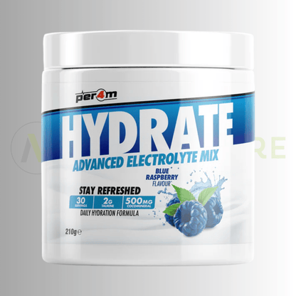 PER4M Hydrate Advanced Electrolyte Mix 210g – Taurine, Electrolytes & Coconut Water Extract - Nutristore