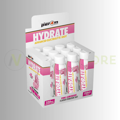 PER4M Hydration Advanced Electrolyte Shot 12 x 100ml – Taurine, Electrolytes & Coconut Water - Nutristore
