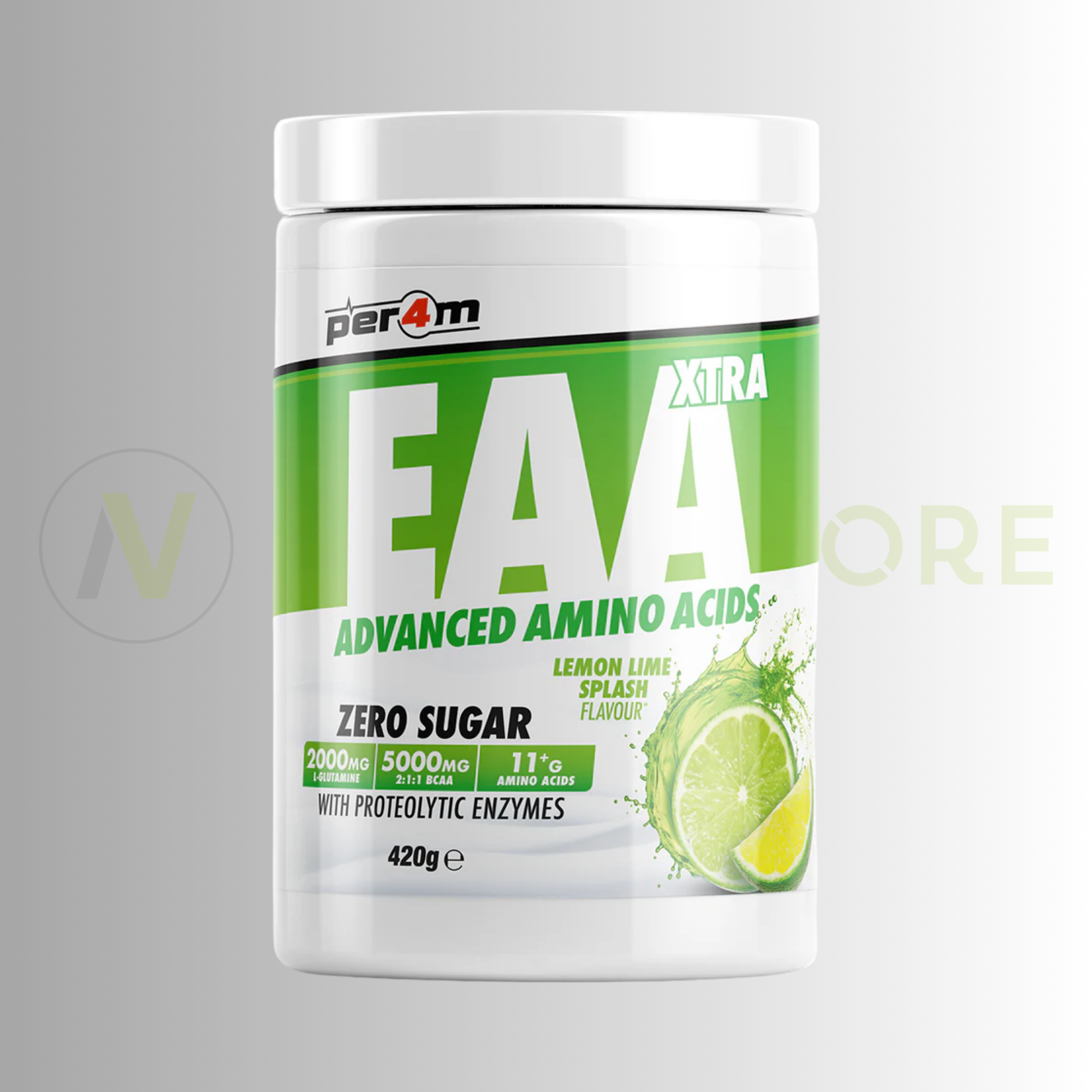 PER4M EAA Xtra Advanced Amino Acids | Full Spectrum EAA/BCAA | 420g | 30 Servings
