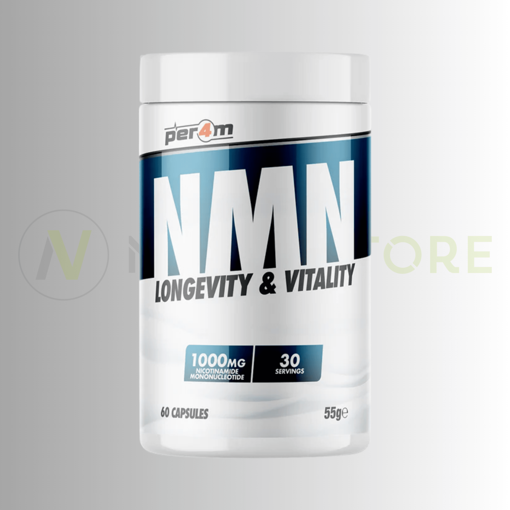 PER4M NMN (Nicotinamide Mononucleotide) Longevity & Vitality 60 Caps – 1000mg NMN - Nutristore