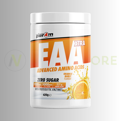 PER4M EAA Xtra Advanced Amino Acids | Full Spectrum EAA/BCAA | 420g | 30 Servings