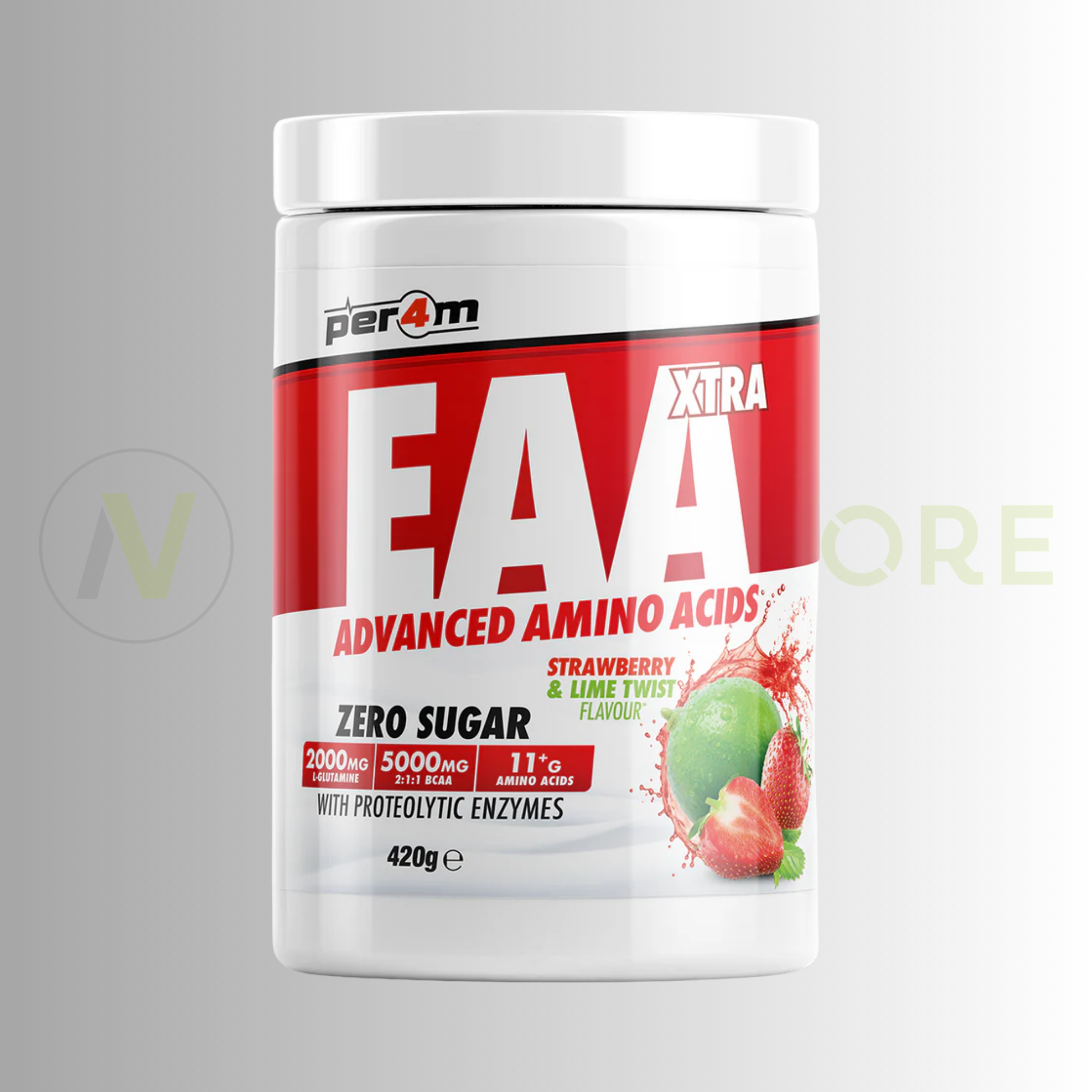 PER4M EAA Xtra Advanced Amino Acids | Full Spectrum EAA/BCAA | 420g | 30 Servings