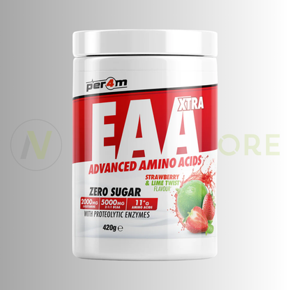 PER4M EAA Xtra Advanced Amino Acids | Full Spectrum EAA/BCAA | 420g | 30 Servings