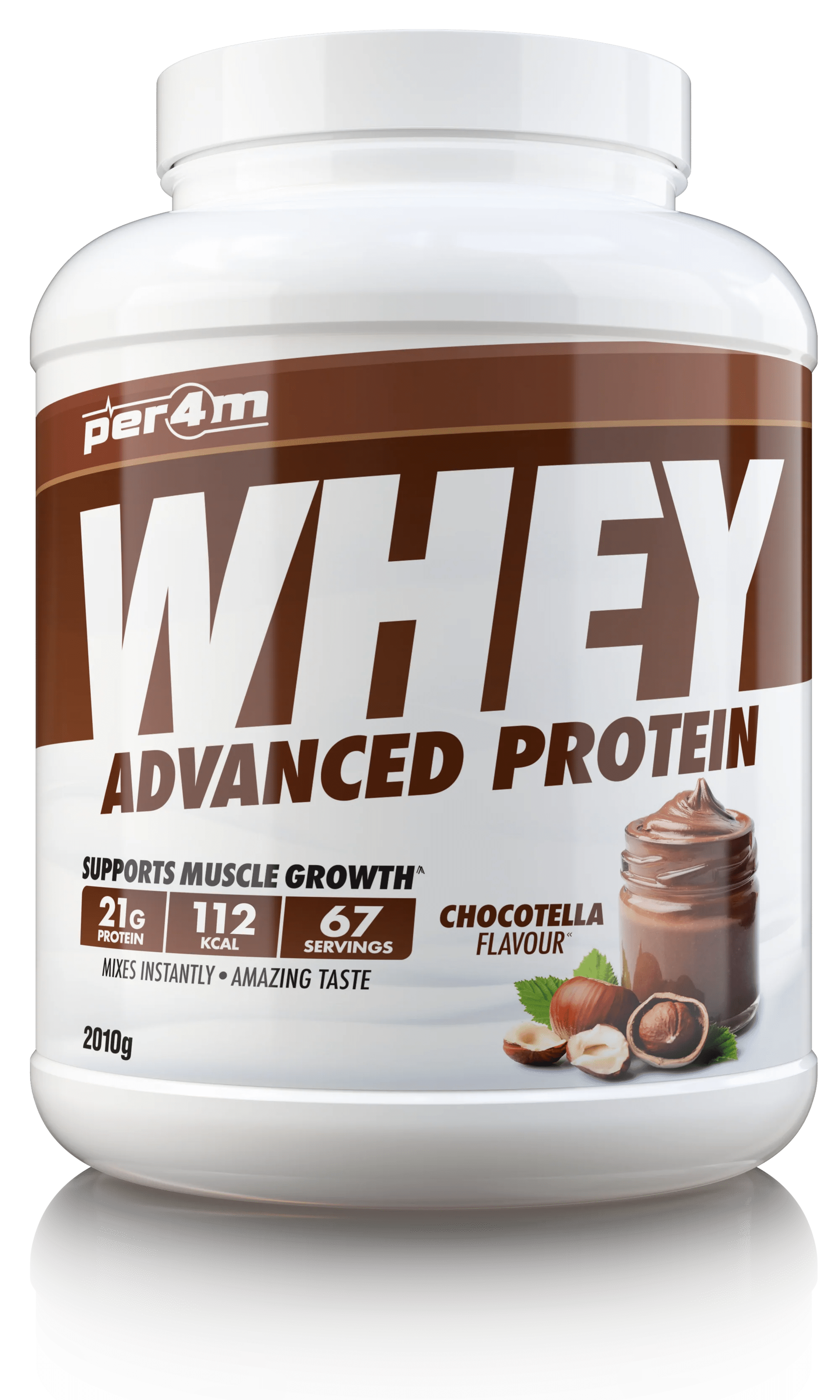 PER4M Whey Advanced Protein Powder 2.01kg - Nutristore