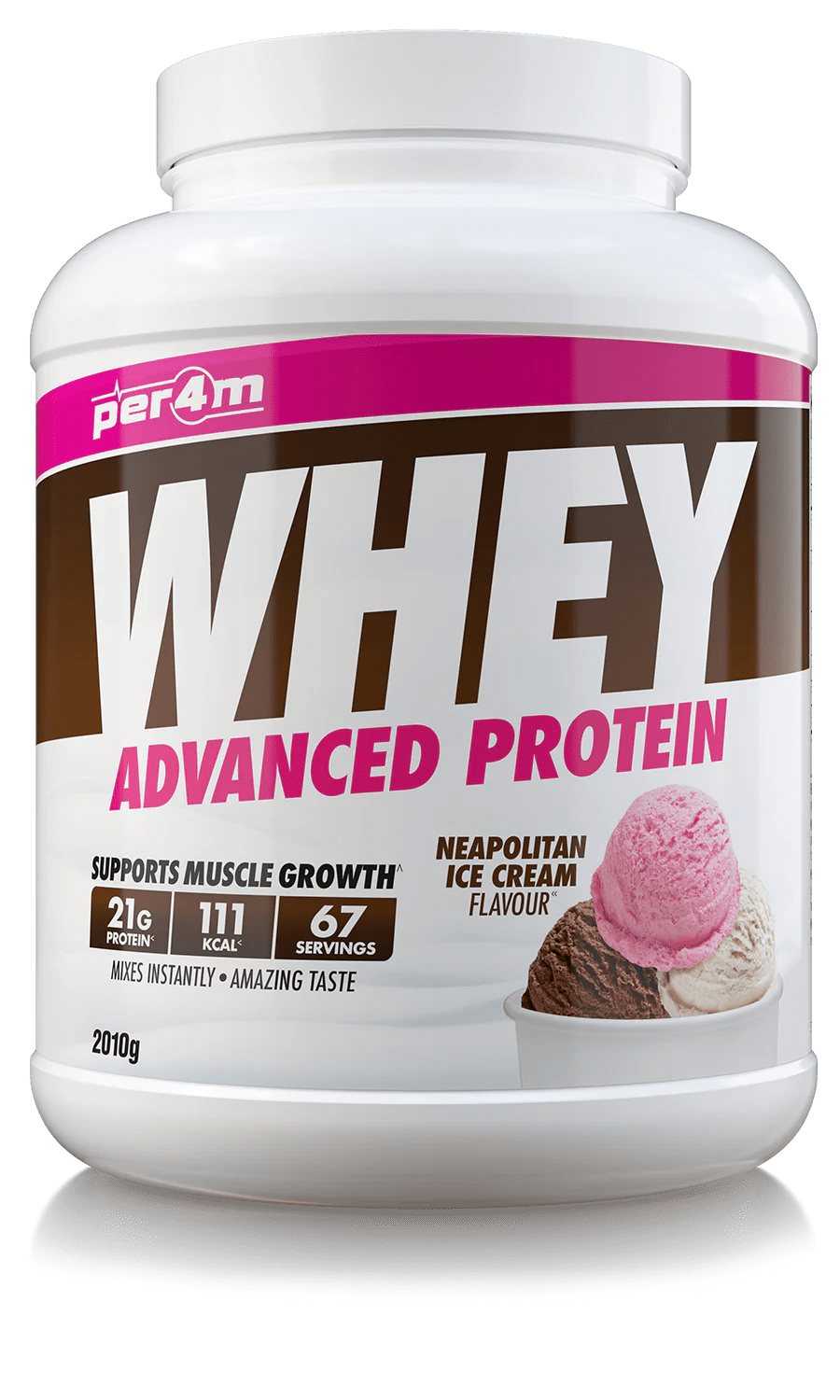 PER4M Whey Advanced Protein Powder 2.01kg - Nutristore