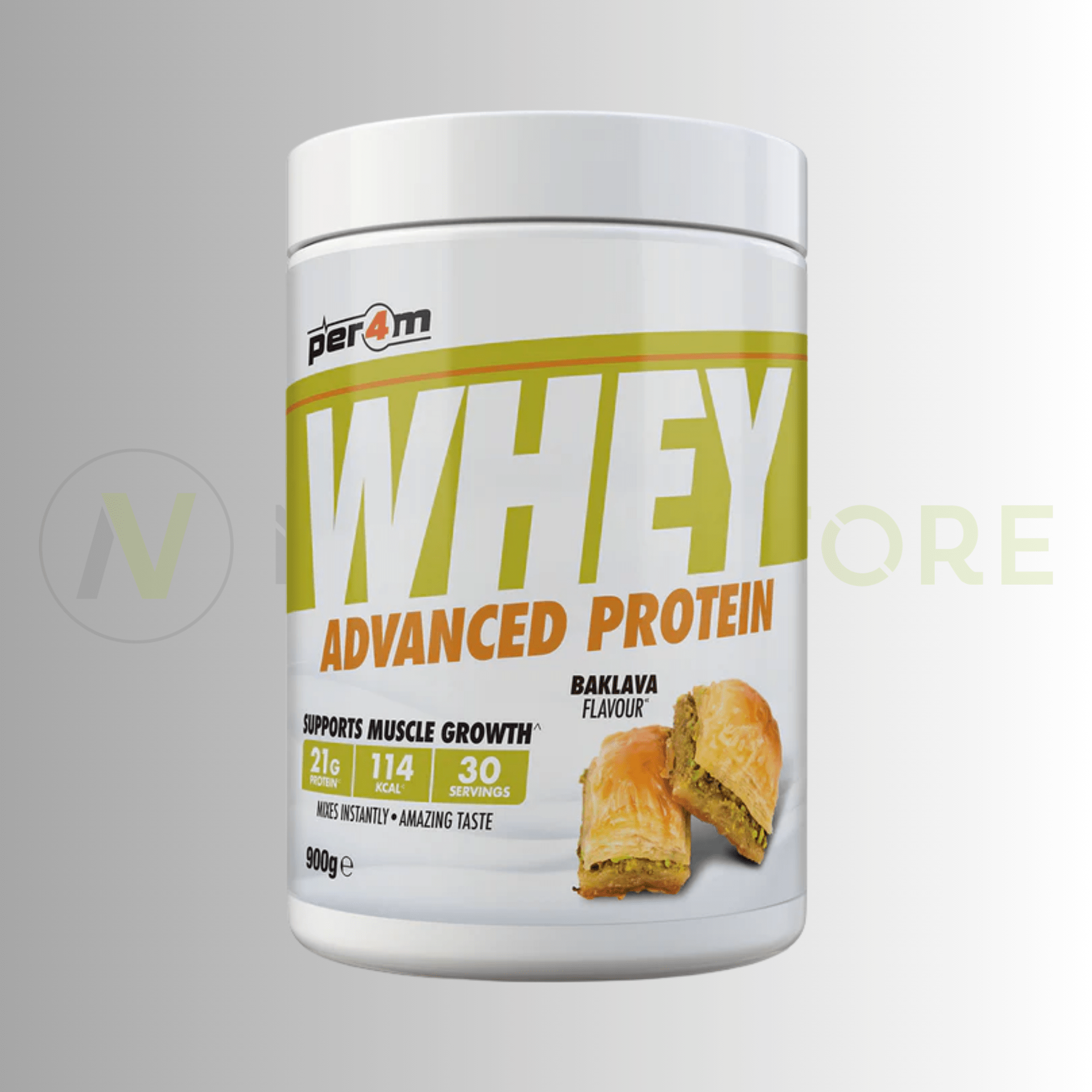 PER4M Whey Advanced Protein Powder | High Protein | 900g | 30 Servings - Nutristore